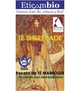 Té Sherezade verde con hiervabuena (caja 14 ud)